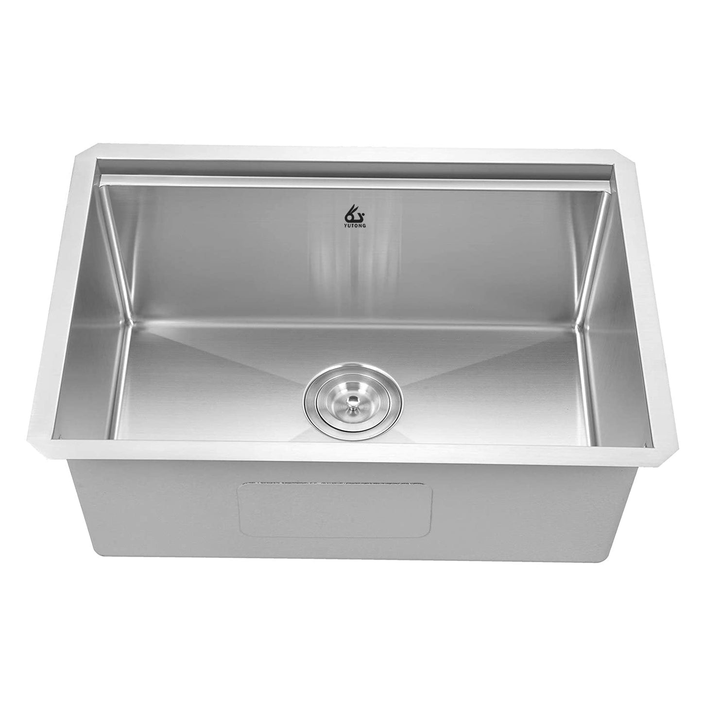 Yutong 28" x 18" Undermount Stainless Steel Single Bowl 18 Gauge Undermount Workstation Kitchen Sink