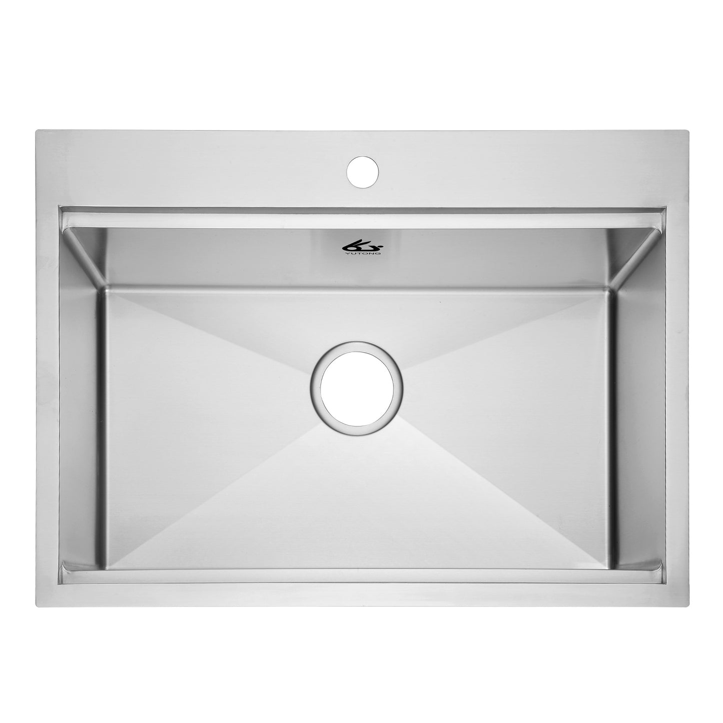 Yutong 31" x 20" Top-mount/Drop in Stainless Steel Single Bowl Topmount Workstation Kitchen Sink