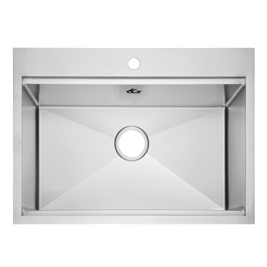 Yutong 31" x 20" Top-mount/Drop in Stainless Steel Single Bowl Topmount Workstation Kitchen Sink