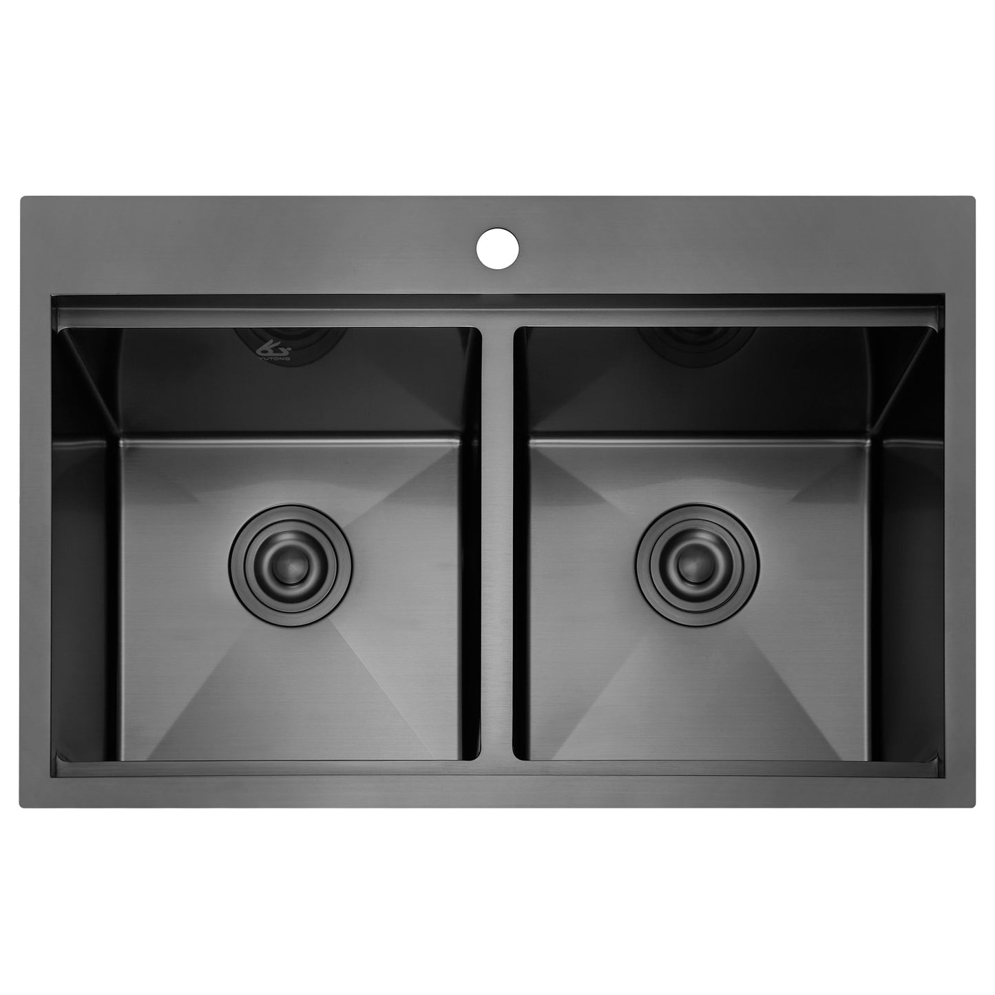 Yutong 31" x 20"Top-mount/Drop in Stainless Steel Double Bowl Topmount Workstation Kitchen Sink