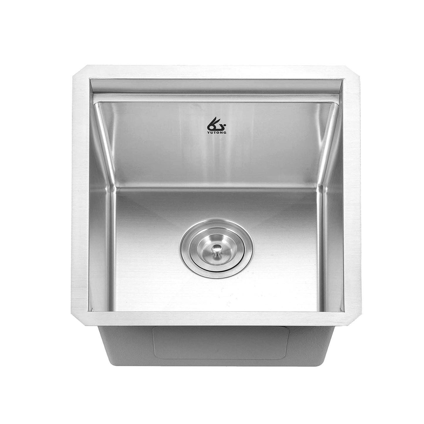 Yutong 18" x 18" Undermount Stainless Steel Single Bowl 18 Gauge Undermount Workstation Kitchen Sink