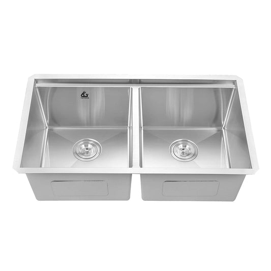 Yutong 31" x 18" Undermount Stainless Steel Double Bowl 18 Gauge Undermount Workstation Kitchen Sink