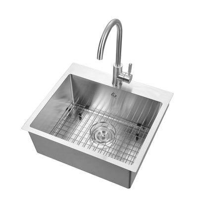 Yutong 20" x 20"  Top-mount/Drop in Stainless Steel Single Bowl Kitchen Sink