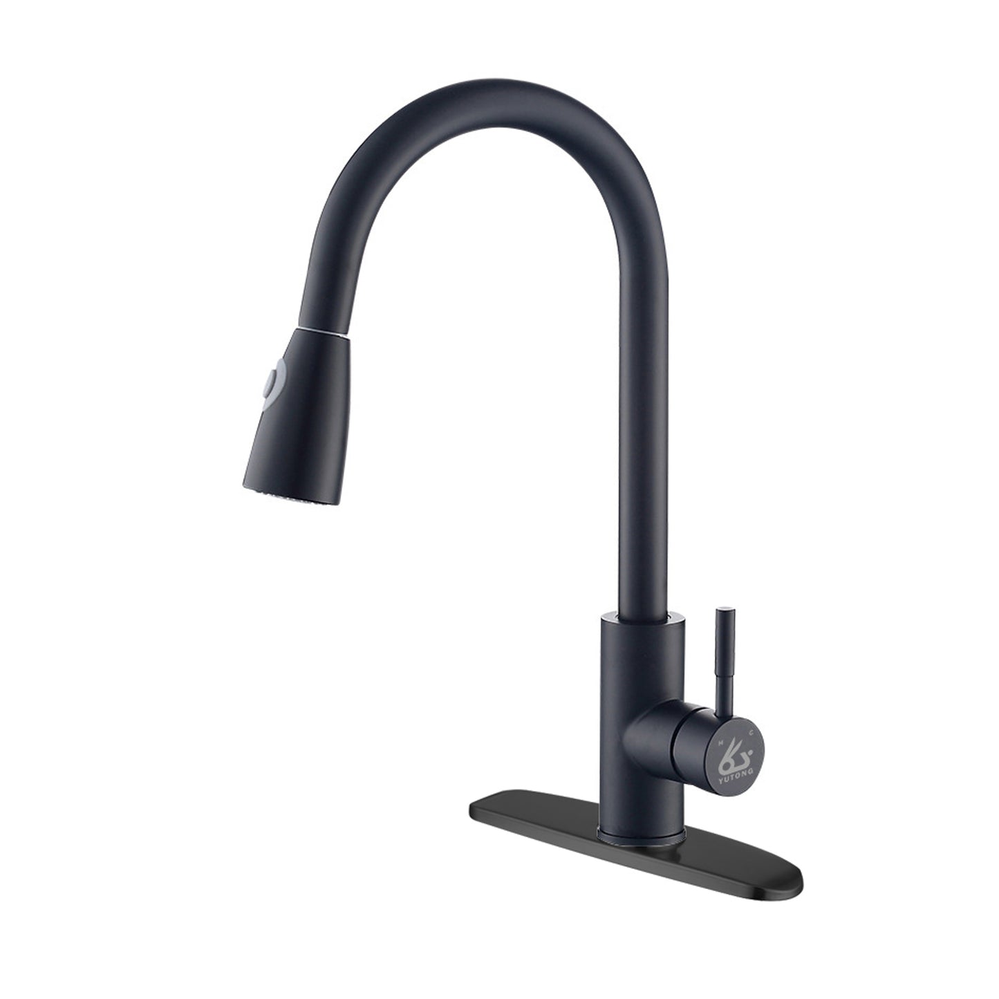 Yutong Kitchen Faucet with Pull Down Sprayer, Single Level Stainless Steel Kitchen Sink Faucets