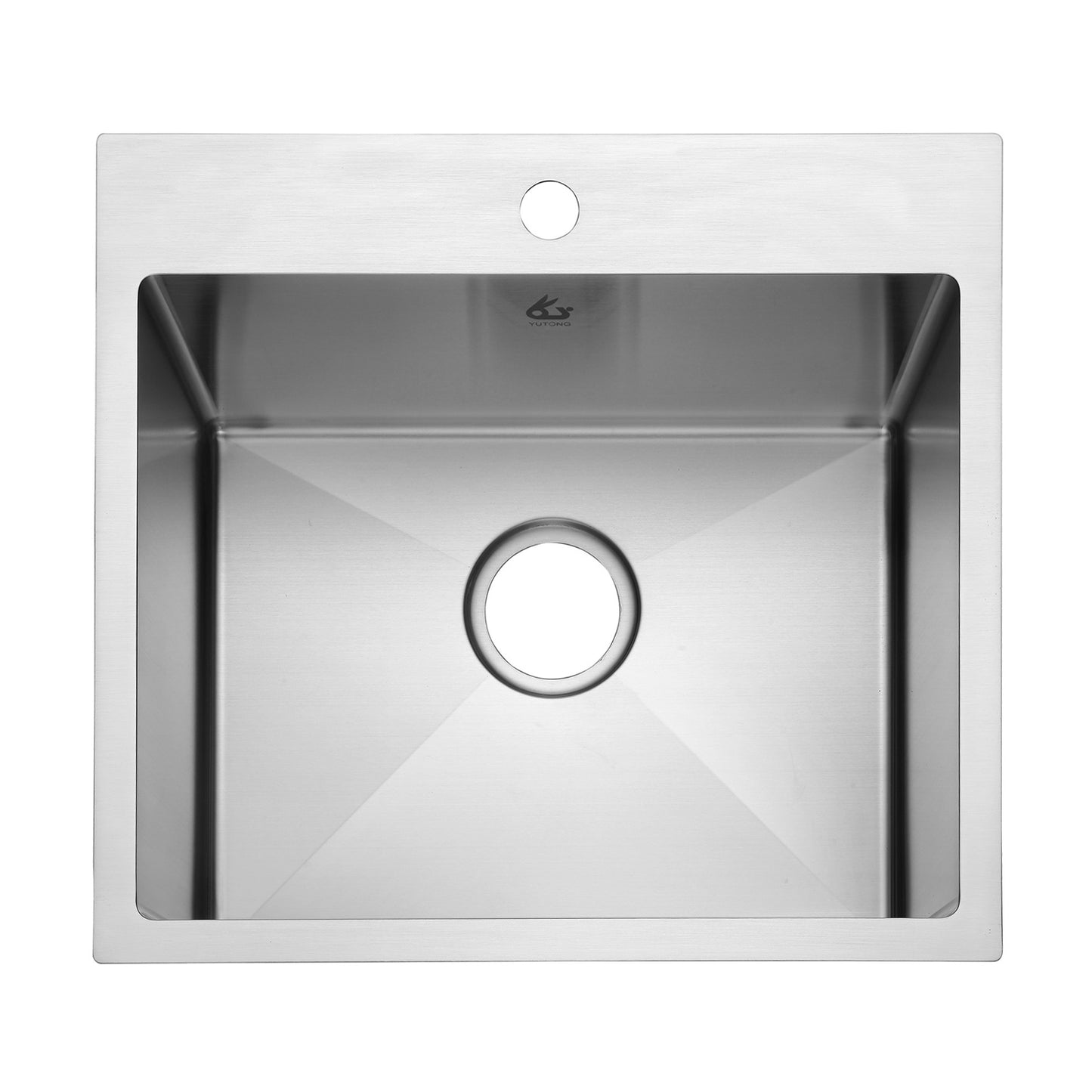 Yutong 21" x 19"  Top-mount/Drop in Stainless Steel Single Bowl Kitchen Sink