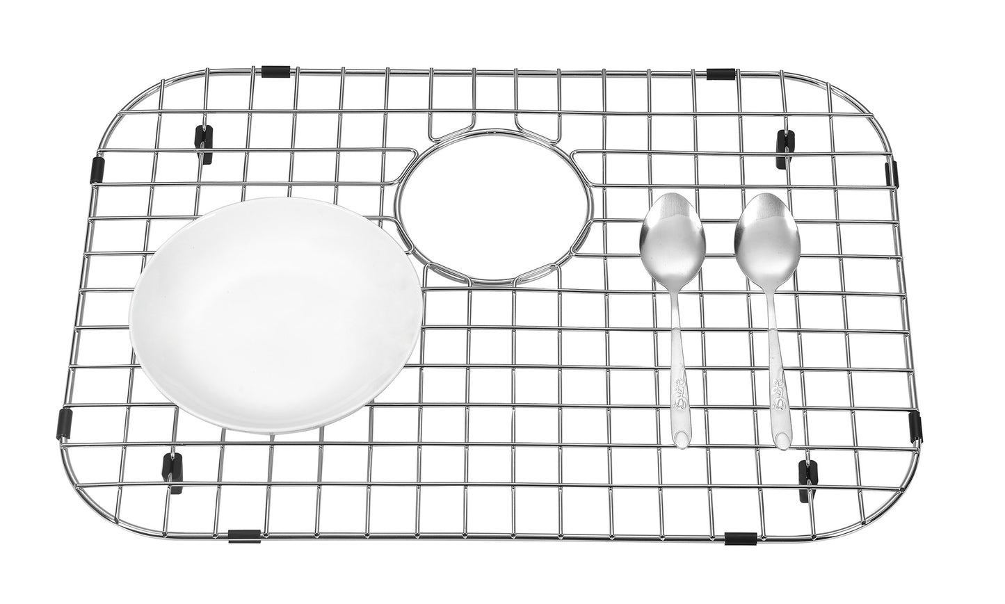 Yutong Kitchen Stainless Steel Sink Bottom Grid with Large Rounded Corner